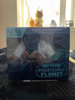 2025 Pokemon Mega Evolution Phantasmal Flames Elite Trainer Box Ships Same Day! - Image 1