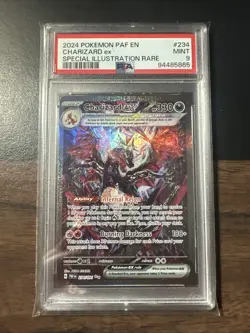 PSA 9 MINT Charizard ex 234/091 SV: Paldean Fates Holo Pokemon 2024 - Image 1