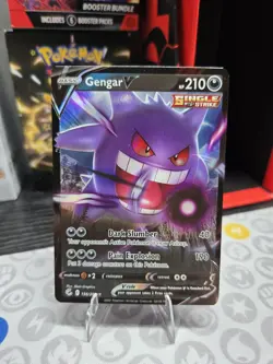 Pokemon TCG - Sword and Shield Fusion Strike Gengar V 156/264Holo Near Mint - Image 1