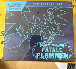 Pokemon Sammelkarten Fatale Flammen Top Trainer Box (ETB)✅ - Image 1
