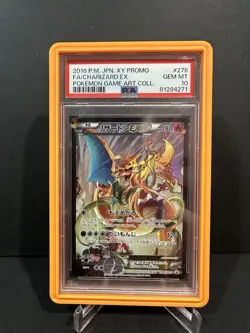 Pokemon Charizard EX P.M. Game Art Coll. Japanese Full Art Promo 276/XY-P PSA 10 - Image 1