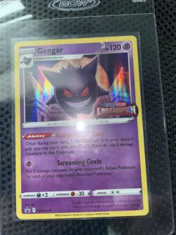 Pokemon Gengar - SWSH241 - Black Star Promo - Lost Origin Prerelease STAMPED - Image 1