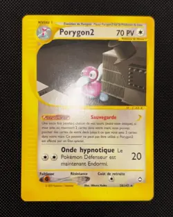 Carte Pokemon : Porygon 2 28/147 Rare Aquapolis Wizards Nearmint FR - Image 1