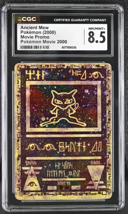 CGC 8.5 Ancient Mew 2000 Movie Promo Reverse Holo Pokemon Card - Image 1