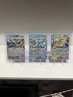 Pokemon Prismatic Evolutions Eeveelution English EX 9 Card Complete Set NM - Image 5