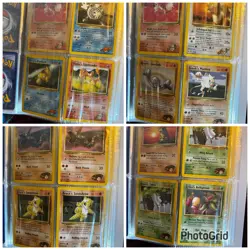 Pokemon Collection Vintage WoTC & More - Lot 100x Holos Binder Pages Cards - Image 4