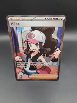 Hilda 164/086 Full Art Ultra Rare SV: White Flare Pokemon TCG Trainer Card - Image 1