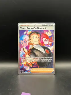 Team Rocket's Giovanni Pokemon TCG Destined Rivals Card 238/182 NM - Image 1