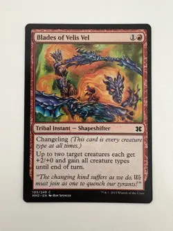 Blades of Velis Vel MTG Magic the Gathering Card NM Near Mint MM2 - Image 1