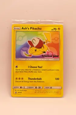 Ash's Pikachu SM108 - Pokemon Card - Sealed - Image 1