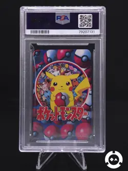PSA 10 Gem Pikachu Pokemon Televi-kun Playing Card Ace Diamonds 1998 - LOW POP - Image 2
