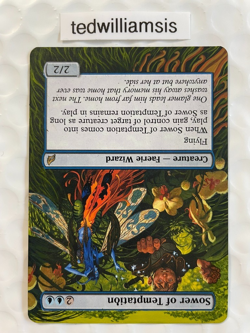 Sower of Temptation MtG Lorwyn Hand Painted Altered Art Extended & Borderless - Image 4