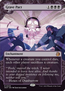 Grave Pact [Wilds of Eldraine: Enchanting Tales] Foil Near Mint - Image 1