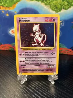Mewtwo 10/102 Pokemon TCG 1999 Base Set Holo Unlimited Rare - Image 1