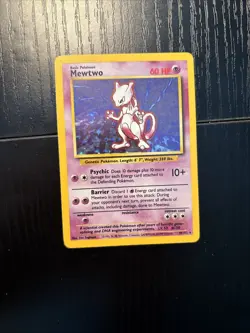 Mewtwo 10/102 Pokemon TCG 1999 Base Set Holo Unlimited Rare - Image 2