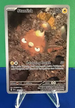 Pokemon TCG Stunfisk #202/191 Surging Sparks Illustration Rare Card - NM - Image 3