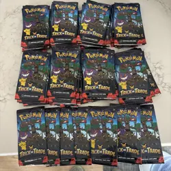 LOT OF 87 X POKEMON TRICK OR TRADE 2024 SEALED BOOSTER PACKS HALLOWEEN - Image 1
