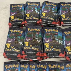 LOT OF 87 X POKEMON TRICK OR TRADE 2024 SEALED BOOSTER PACKS HALLOWEEN - Image 3