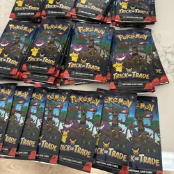LOT OF 87 X POKEMON TRICK OR TRADE 2024 SEALED BOOSTER PACKS HALLOWEEN - Image 5