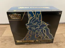 Pokemon Center TCG Mega Evolution Lucario - Elite Trainer Box ETB - Sealed NEW - Image 1