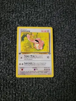 Pokemon Jungle Set 1st Edition Regular Finish Lickitung 38/64 NM-MT OC989 - Image 1