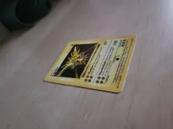 Pokemon Base Set Unlimited Holo Zapdos MP-LP Condition Vintage OC555 - Image 2