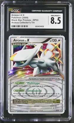 2009 Pokemon Arceus LV.X DP53 Black Star Promo - CGC 8.5+ NM/Mint+ - Image 1