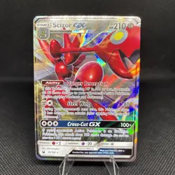 Pokemon TCG Scizor GX 90/168 Ultra Rare Sun & Moon Celestial Storm - Image 1
