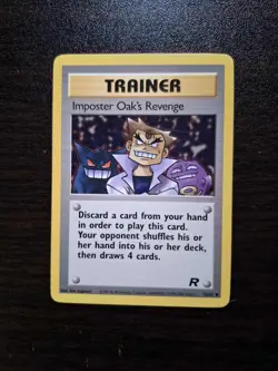 IMPOSTER OAK'S REVENGE 76/82 1999-2000 POKEMON TCG - Image 1