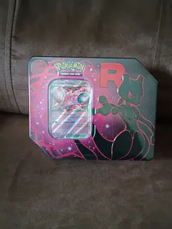 Pokemon Team Rocket MewTwo Tin New Sealed Destined Rivals - New! - Image 1