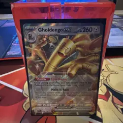 1x Gholdengo ex 139/182 Pokemon Paradox Rift Double Rare Holo NM - Image 1