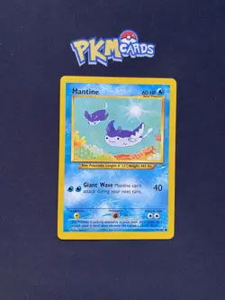 Pokemon TCG Mantine Neo Destiny 74/105 Regular MP. - Image 1