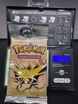 Pokemon Vintage Fossil Booster Pack Long Crimp 21.17g FACTORY SEALED WOTC - Image 3