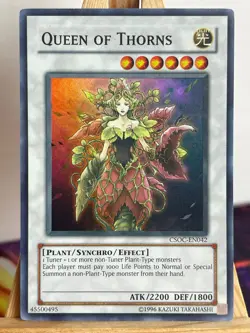 Konigin Der Dornen CSOC-EN042 Super Rare Englisch NM YUGIOH - Image 1