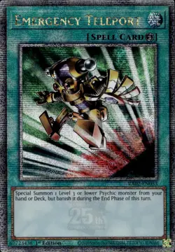 Emergency Teleport 1st Ed Quarter Century RA02-EN053 Yu-Gi-Oh! - Image 1