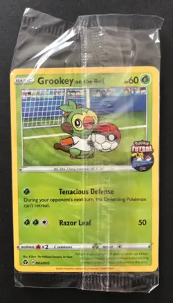 Grookey On The Ball 003/005 Futsal Pokemon Card PROMO UK Exclusive NEW SEALED - Image 1