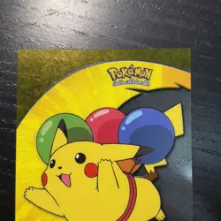 Pokemon Topps TV 2000 Animation Clear Card Pikachu #25 Transparent - Image 3