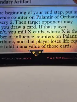 Palantir of Orthanc (Foil) LTR 247 Mythic magic mtg card lotr Near Mint+ NM - Image 3
