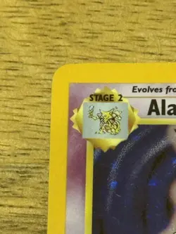 Pokemon Alakazam TCG Holo Card 1/102 Wizards Base Set 1999 Rare - Image 2