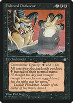 Infernal Darkness - Ice Age | MTG Card - Image 4
