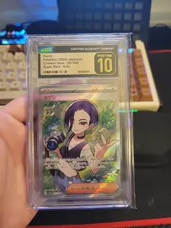 Pokemon Card CGC Pristine 10 Perrin Crimson Haze 087/066 sv5a Japanese 2024 - Image 1