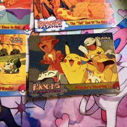 Lot Of 17 Cards Pokemon Pikachus Vacation Topps Card Collection. NO SLEEVES - Image 2