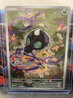 Shroodle 149/132 Mega Evolutions Pokemon Card Tcg Illustration Rare - Image 1
