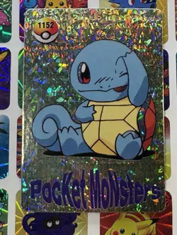 Pokemon Vintage Pocket Monsters Vending HOLO Prism Sticker 1999 Bandai Nintendo - Image 2