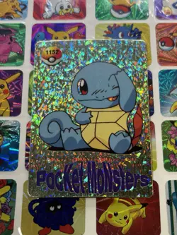 Pokemon Vintage Pocket Monsters Vending HOLO Prism Sticker 1999 Bandai Nintendo - Image 3
