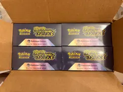 4x Surging Sparks Pokemon Center - Elite Trainer Box - Sealed ETBs - Image 1