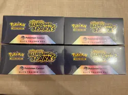 4x Surging Sparks Pokemon Center - Elite Trainer Box - Sealed ETBs - Image 2