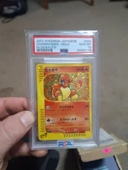 Pokemon Charmander McDonald's Japanese Holo Promo #004 PSA 10 Gem Mint - Image 4