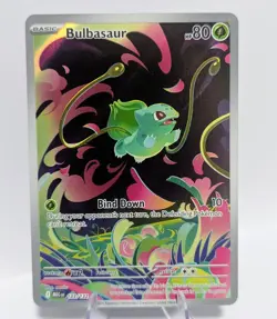 Bulbasaur 133/132 Mega Evolutions Illustration Rare Pokemon TCG English NM - Image 1