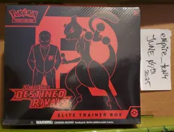Pokemon DESTINED RIVALS Factory Sealed Elite Trainer Box ETB - Scarlet & Violet - Image 1